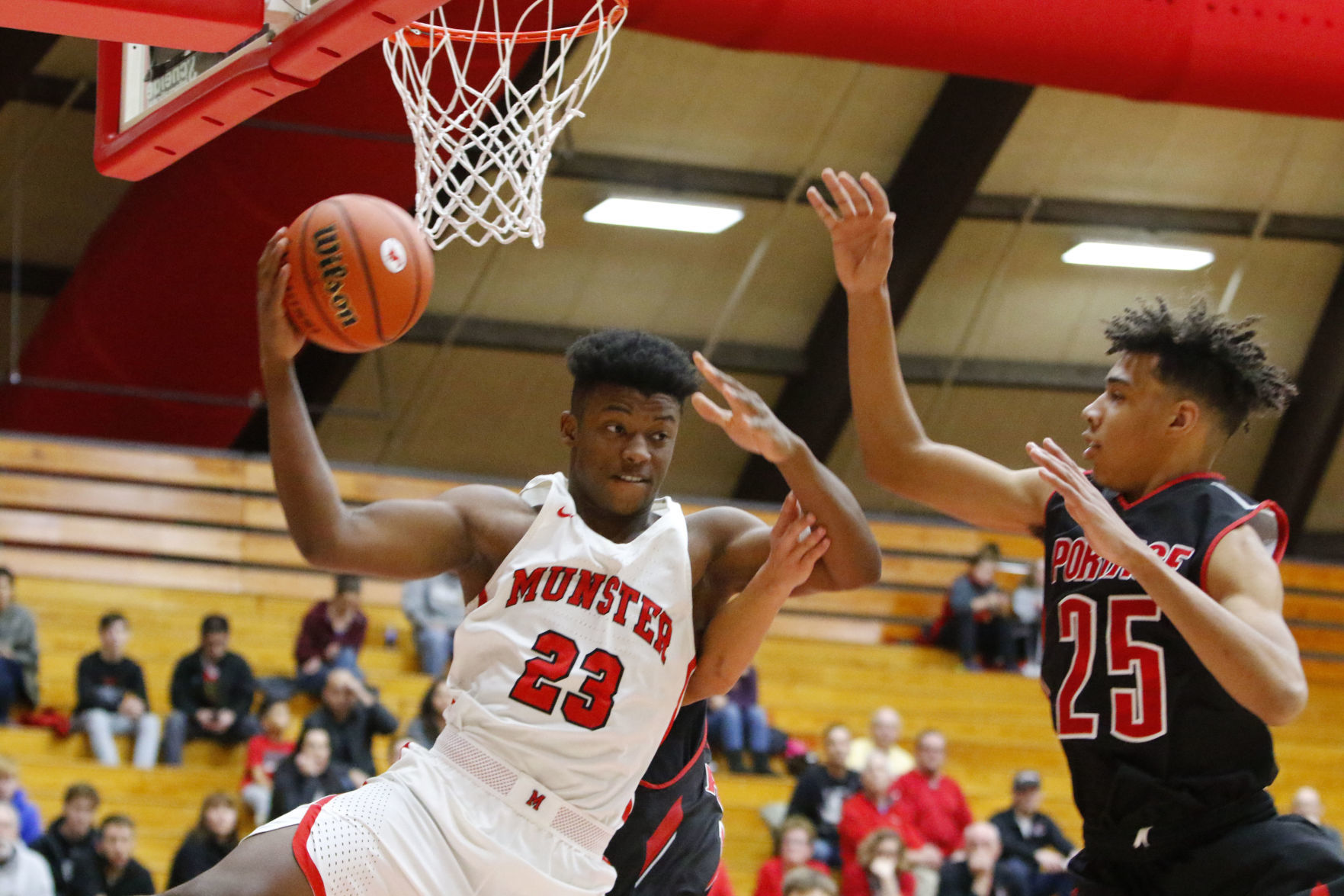 Portage at Munster boys basketball